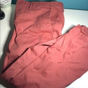 salmon chino pants men’s size 40